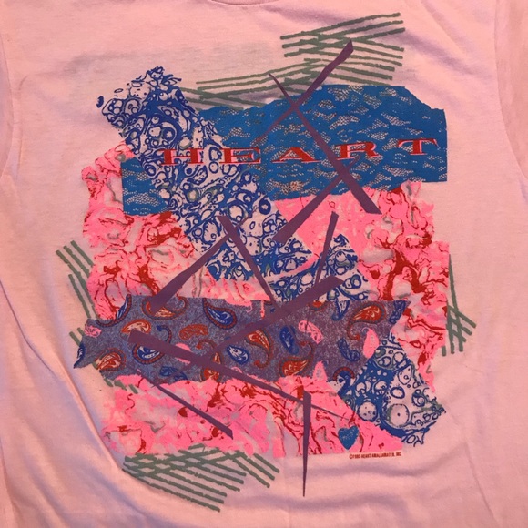 Vintage Heart Summer Tour 1985 T-shirt Medium - Picture 2 of 6